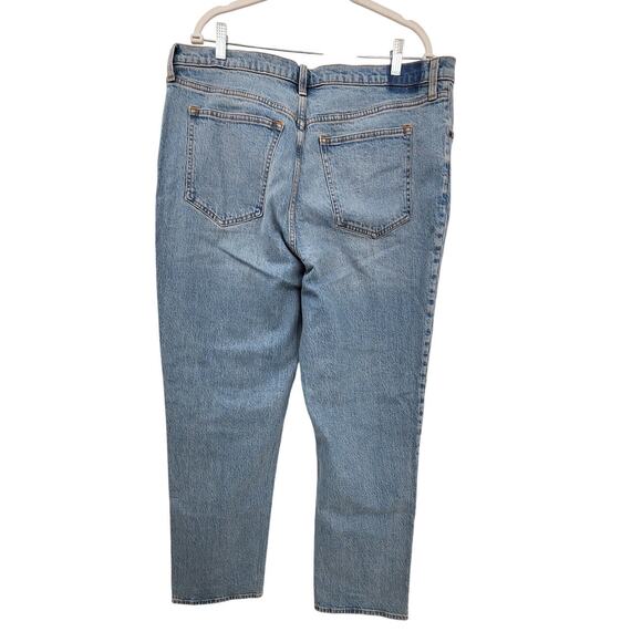 New NWT Abercrombie & Fitch The 90's Straight Ultra High Rise Size 34 18 Long - Picture 6 of 10